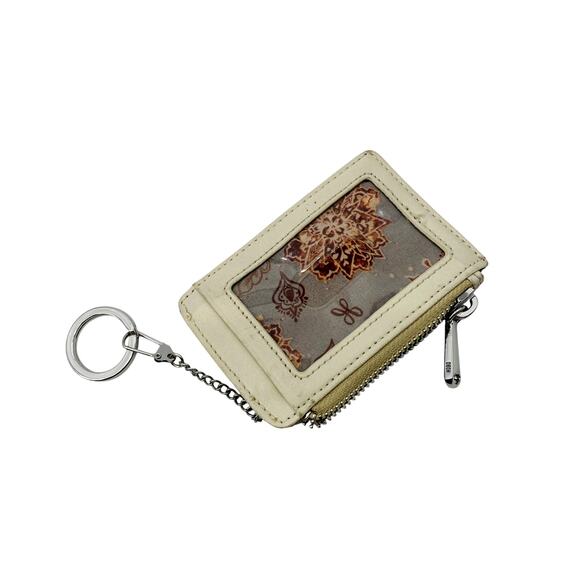 Hobo Cream leather Chain Wallet - Picture 2 of 3